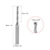 sourcing map 5 Pieces End Mill 1/8 Inch Shank 2.0