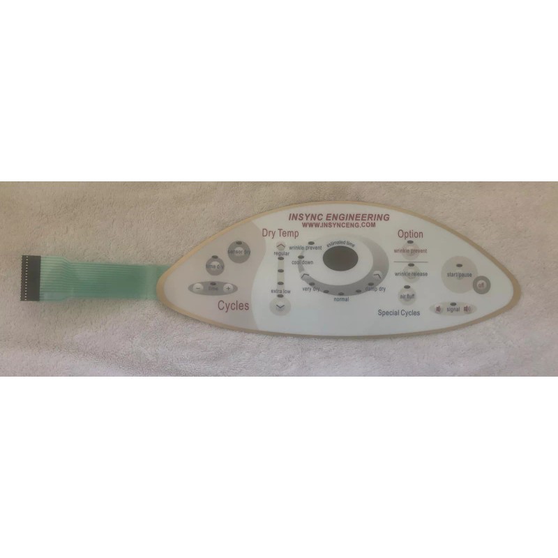 INSYNC Compatible Maytag Neptune Dryer User Interface Keypad 22004445 33002537
