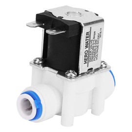 MAGT Electric Solenoid Valve, 24 V DC Plastic, Normally Closed Electric Solenoid Valve, Quick Connection for Water Purifier
