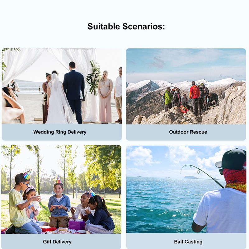 RC Drone Airdrop System Drone Payload Transport Release Device for