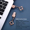 Funny Metal Copper Heart Shape Key USB Flash Drive USB