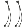 FBHDZVV 2Pcs 4 Pin PWM Fan Splitter Adapter Cable, 4pin