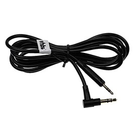 vhbw Audio AUX Cable Compatible with Bose OE2, SoundLink, SoundTrue Headphones - Audio Cable 3.5 mm Jack Plug, Black