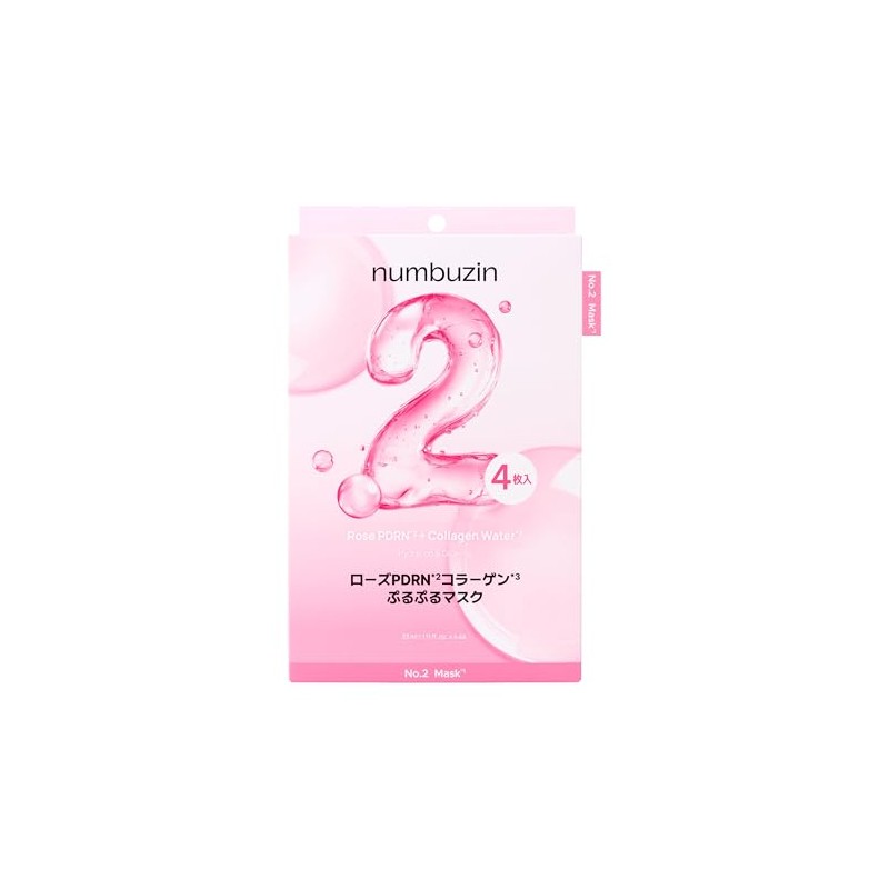 numbuzin Sheet Mask #2 Rose PDRN Collagen Plump Mask 4