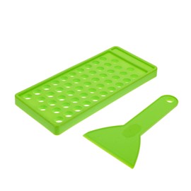 OHPHCALL 50 Lipstick Filling Mold Lip Balm Kit for Small Business Lip Balm Container Lip Tubes Stand Tray