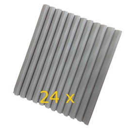 Workinghouse Premium Privacy Screen, Clamping Strips for Mounting (Light Grey (Pack of 24)