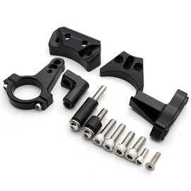 Fit For Ninja400 2018 2019 2020 2021 CNC Motorcycle Steering Damper Stabilizer Buffer Control Bar with Mounting Bracket Support Kit Full Set
