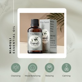 Organic Niaouli Essential Oil - 100% Pure & Natural -Premium Therapeutic Grade with Premium Glass Dropper - Undiluted Homeopathic Aromatherapy Scented, Great for DIY Candle Making, Massage
