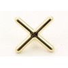 TOELESS Brass CROSS Rest Head For Snooker Or Pool