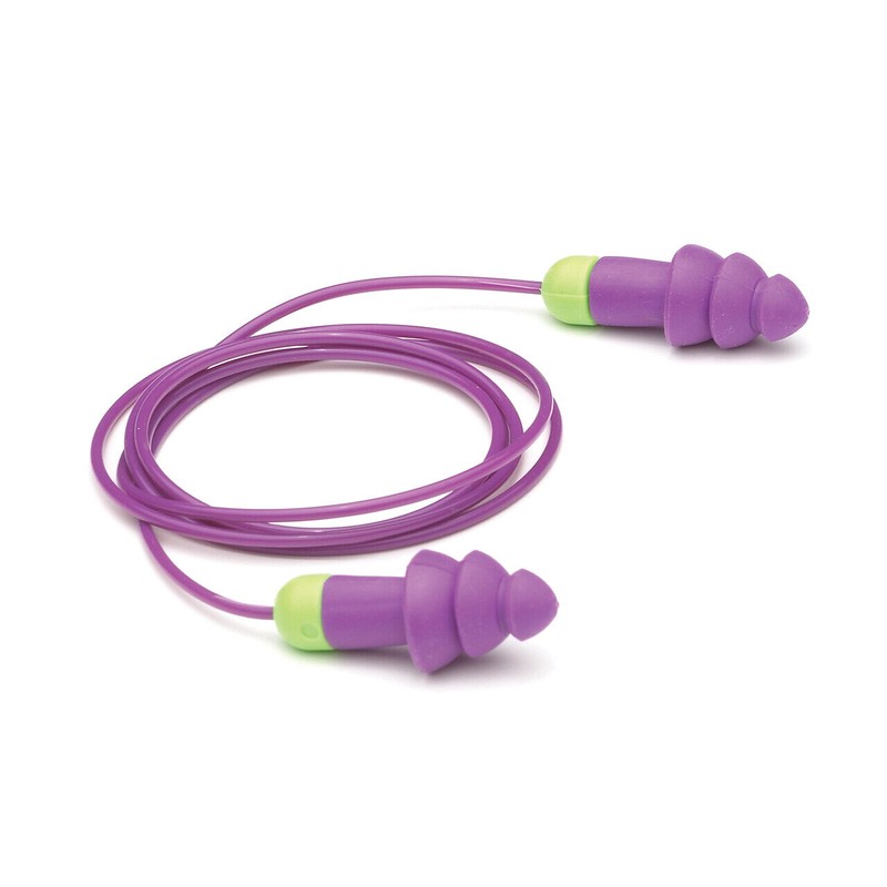 Moldex 6405 Corded Rockets® Reusable Earplugs – NRR 27dB, 1
