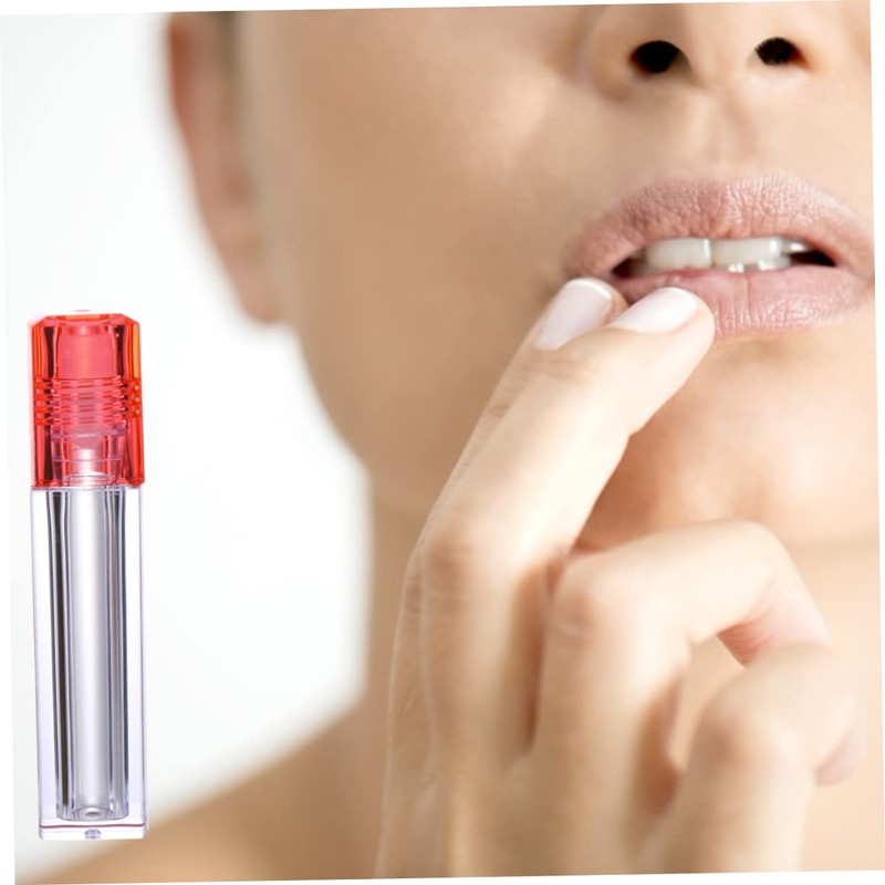 Healeved 1set Refillable Lip Vials with Hydrating Moisture Roll Bottles