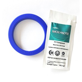 Gasket made for Gaggia Classic Espresso Machine. Cafelat Gasket 8.5mm and Molykote 111 Grease.