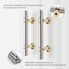 Haliwu 10 Pack Brushed Nickel Cabinet Pulls, Cabinet Handles Brushed
