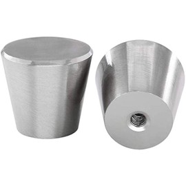 LONTAN 20 Pack Silver Kitchen Drawer Knobs Bathroom Cabinet Pull Handles Brushed Brass Cupboard Door Handle Bathroom Cabinet Knobs LS745SNB