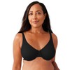 Wacoal Women's Comfortable Cool Underwire Bra, Black, 34G