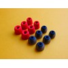 12pcs (RDMF-B)- S/M/L Premium Memory Foam and Round Replacement Earbuds