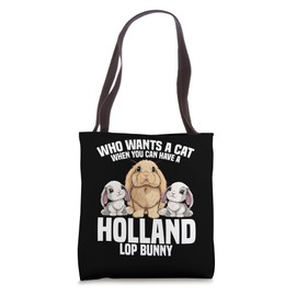 Holland Lop Bunny Plush Costume Lover Mama Hollland Lop Tote Bag