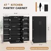 Shintenchi Kitchen Pantry Cabinet,5 - Layer Storage Cupboard with Adjustable