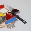 Stained Glass Foiling Tool Kit, 2pcs Hand Foiler 7/32in, Copper