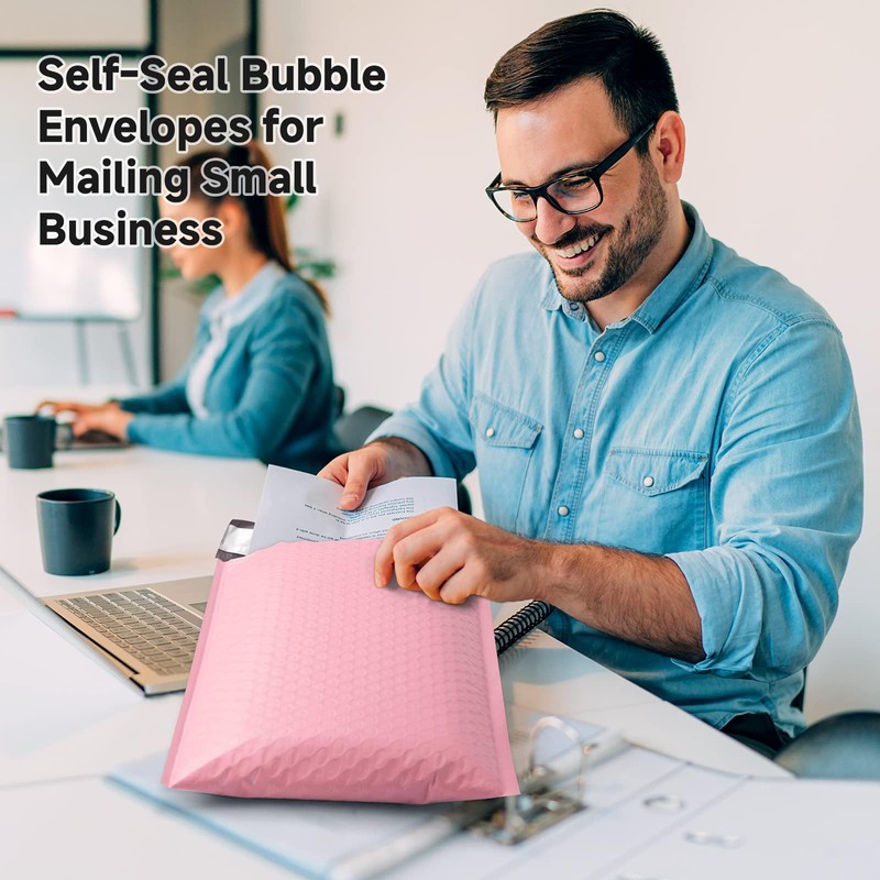 35Pcs Bubble Mailers, 25x30cm Padded Envelopes Bubble Lined Wrap Polymailer