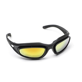 HOUSON Polarized Tactical Glasses, Airsoft Glasses Tactical Goggles Sports Polarized Cycling Paintball Glasses Night Driving Glasses