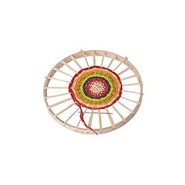 Round weaving frame, diameter 21 cm