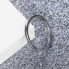 Cloyo 2mm Thin Stacking Ring for Women Female Silver Tungsten