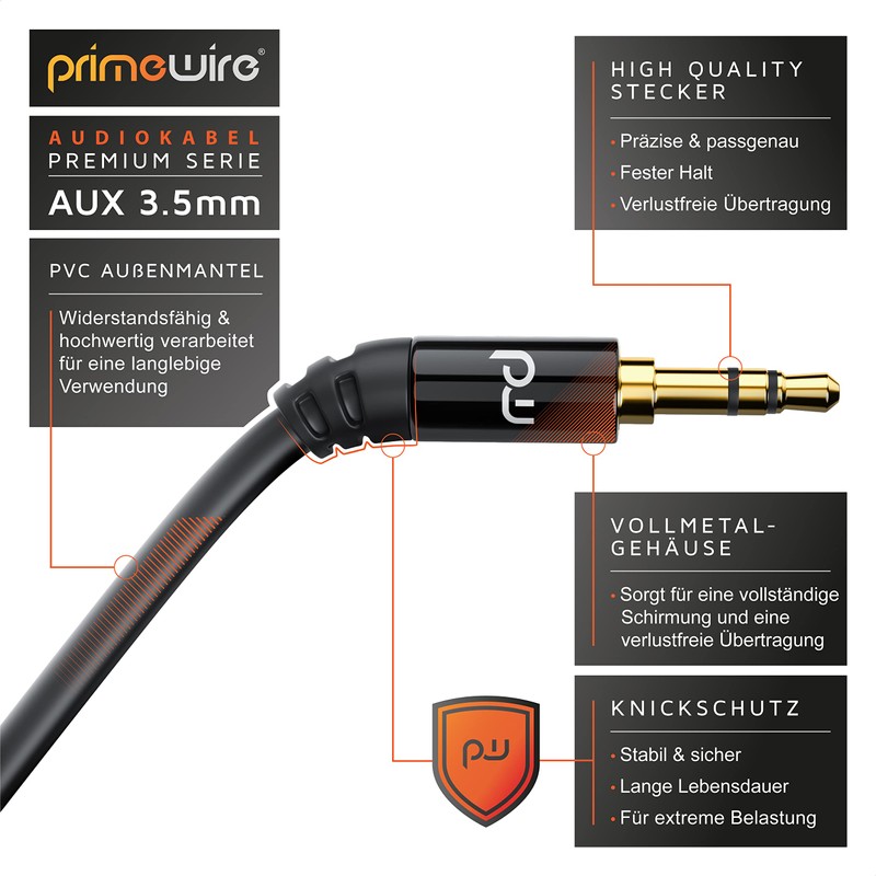 Uplink - 0.5m audio jack 3.5mm plug to 3.5mm jack