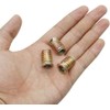 20Pcs Zinc Plated Carbon Steel Screw in Nut, Hex Socket