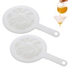 2pcs Plastic Nylon Fine Mesh Strainer,200 Mesh Fine Mesh Food