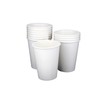 [1000 SETS] White Paper Hot Cups with White Lids- premium