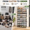 10-Tier Tall Shoe Rack for Entryway & Closet – Large-Capacity