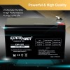 Expert Power 12 Volt 7ah Rechargeable Battery with F1 (.187)