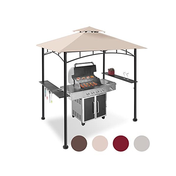 FAB BASED 5x8 Grill Gazebo Canopy for Patio, Outdoor BBQ