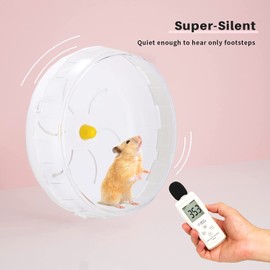 YuanYouTong Silent Hamster Wheel - Exercise Wheel for Syrian Hamsters - Quiet Spinner Running Wheel for Small Animals - Pet Dwarf Hamsters Gerbils Mice Rats Guinea Pig Hedgehog Exercise Wheel Toy