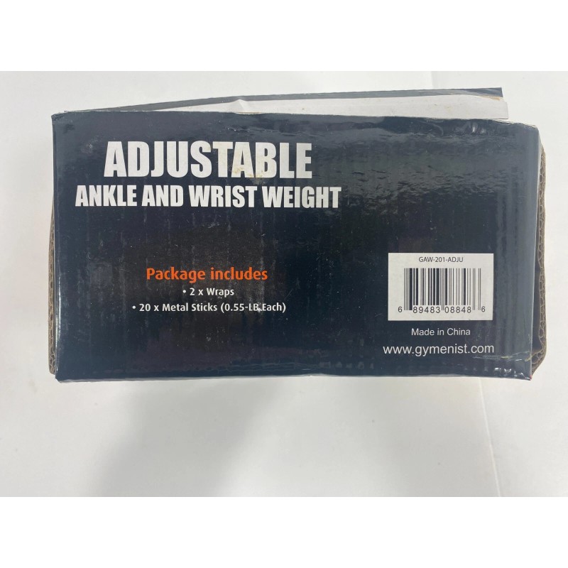 Gymenist Pair Of Adjustable Ankle Weights Can Be Adjusted Easily