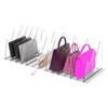 STARVAST 8 Shelf Dividers Adjustable Purse Organizers for Closet, Clear