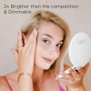 Ilios Lighting Rechargeable LED Compact Makeup Mirror