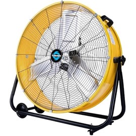 Tornado 24" Metal Drum Fan - High Velocity, 8540 CFM, 3-Speed, Heavy Duty for Industrial & Commercial Use, 1/3 HP Motor, 8 FT Cord, UL Listed