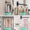 Clothes Hanger Rack Swing Arm, Folding Wall Mounted Clothes Hanger