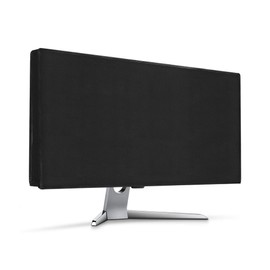 kwmobile Cubierta Compatible con Monitor de 34-35" - Funda Protectora para Pantalla Antipolvo - Protector Negro
