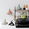 &NE NHK-048-KSGR Triangle Pot Holder, Koshi Green, 1 Piece, Diameter