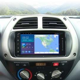 4+64GB Android 13 Car Stereo for Toyota RAV4 2001-2005 Sequoia 2003-2007 Tundra 2003-2006 4Runner 2003-2009, 7 Inch Touchscreen with Wireless CarPlay Android Auto, Bluetooth, WiFi, DSP, GPS Navigation