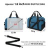 Small Gym Bag Carry On Bag - 12 inch Mini