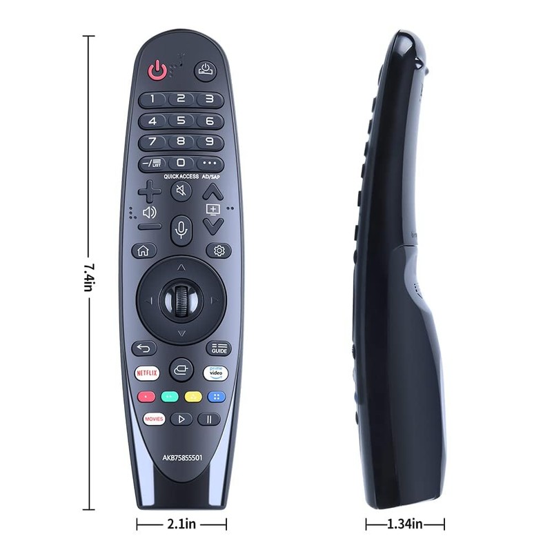 TCNOUMT Replacement AKB75855501 Voice Magic Remote Control Compatible for LG