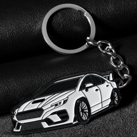 zuxiaoyaya for Impreza Keychain Accessories-Fob Cover Cool Mods compatible with Subaru Impreza STi WRX White