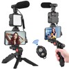 Camnoon Phone Vlog Video Kit with Table Tripod Phone Holder