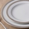 Noritake Crestwood Platinum - 5 piece place setting, White, 6"