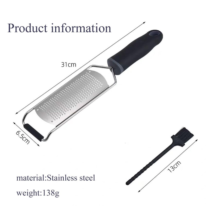 Stainless Steel Cheese Grater Lemon Peeler Vegetable Shredder Kitchen Supplies