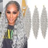 30inch Ocean Wave Braiding Hair Extensions 3packs Long Deep Curly